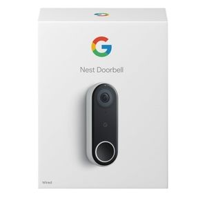 Google Nest Hello NC5100US Wired Video Doorbell Camera - Black Brand New Sealed